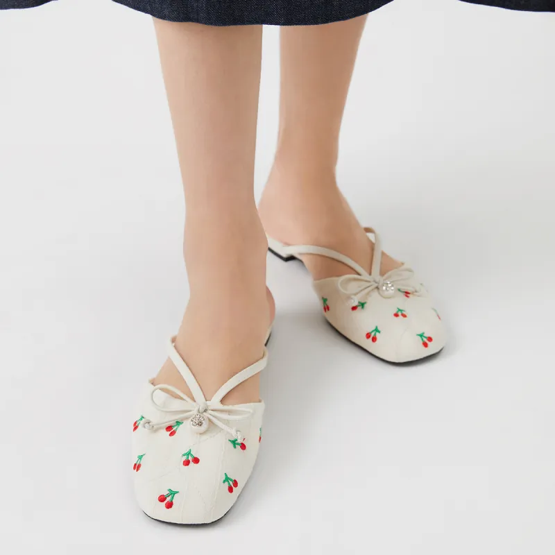 CHARLES&KEITH Composite Sole Closed Toe Slippers 1.6cm Women's-15
