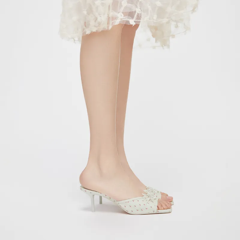 CHARLES&KEITH Composite Sole Slide Slippers 6.1cm Women's-7
