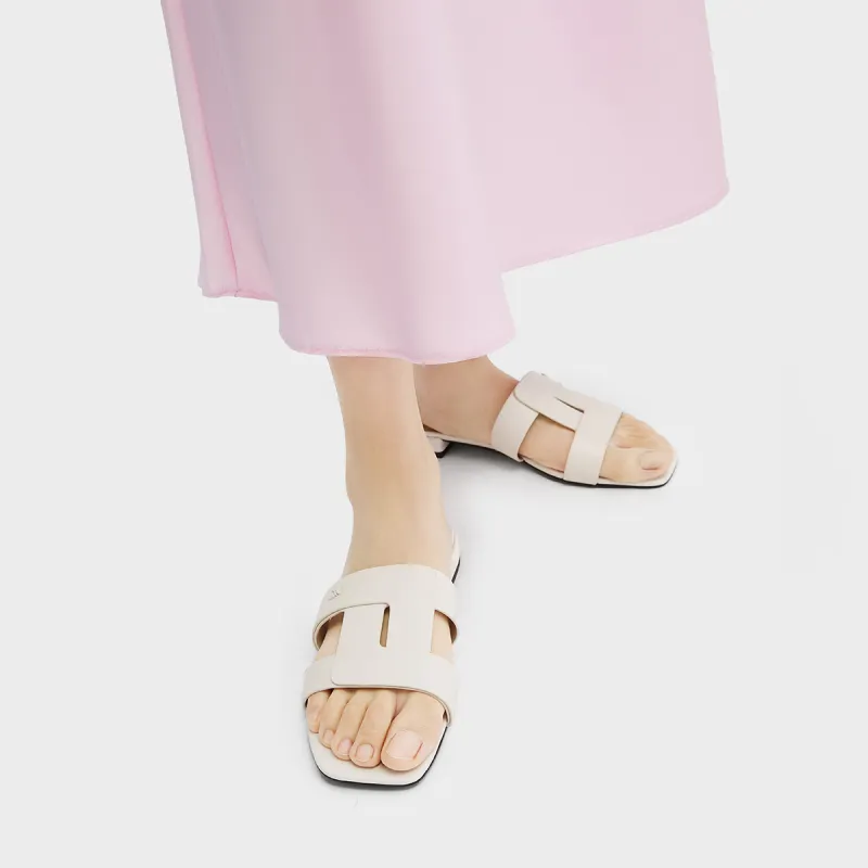 CHARLES&KEITH Composite Sole Slide Slippers 2cm Women's-3