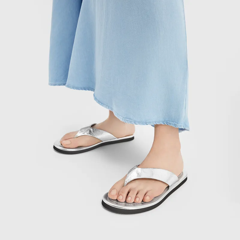 CHARLES&KEITH EVA Flip Flops 1cm Women's-7