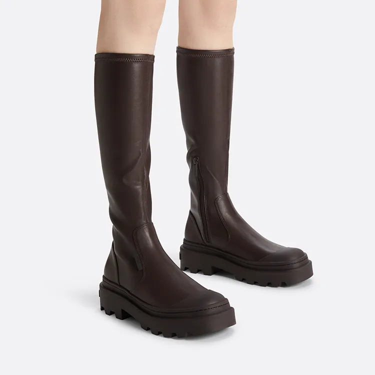 CHARLES&KEITH Knee high Boots 4.5cm Women's-7