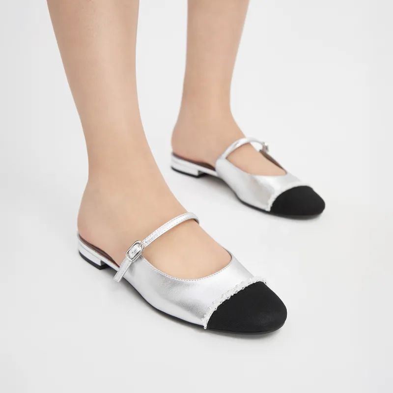 CHARLES&KEITH Composite Sole Slip Resistant Closed Toe Slippers 1.6cm Women's-7