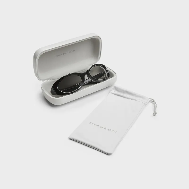 CHARLES&KEITH Sunglasses Women's Black-4