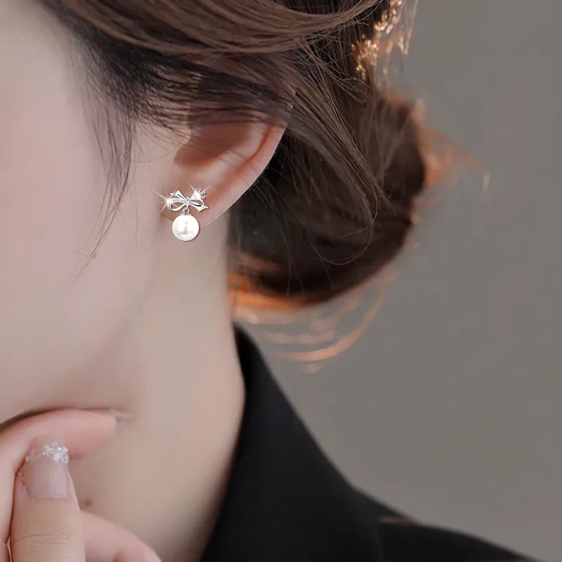 Disney S925 Silver Stud Earrings Women's-5