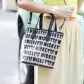 Black Gray Color-Mickey Mouse Letter Bag[Shopping Bag]
