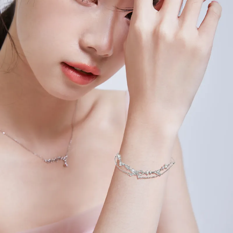 Disney Princess S925 Silver Bracelets Women's-2