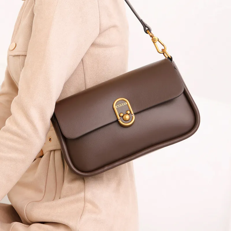 Disney Mickey Series PU Leather Crossbody Bag Regular Women's Brown-24
