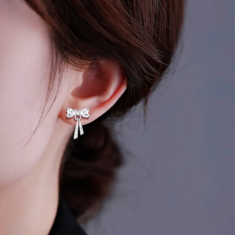 Disney S925 Silver Stud Earrings Women's-10