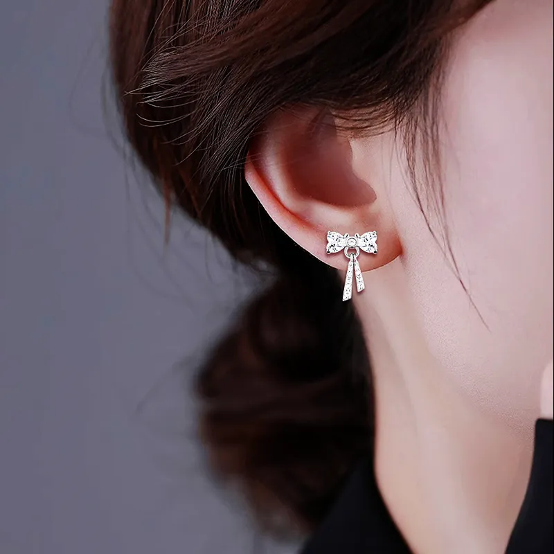 Disney S925 Silver Stud Earrings Women's-8