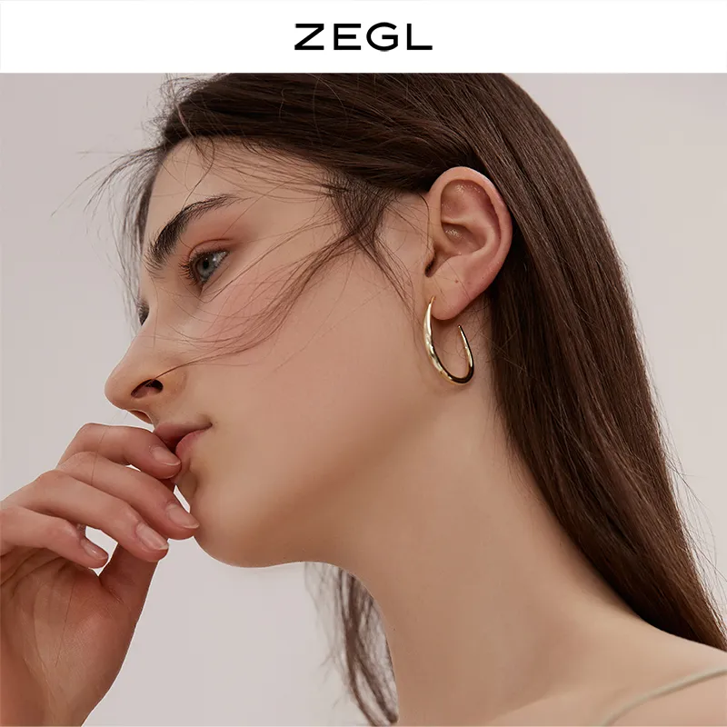 ZEGL 925 Sterling Silver Earrings Women's-1