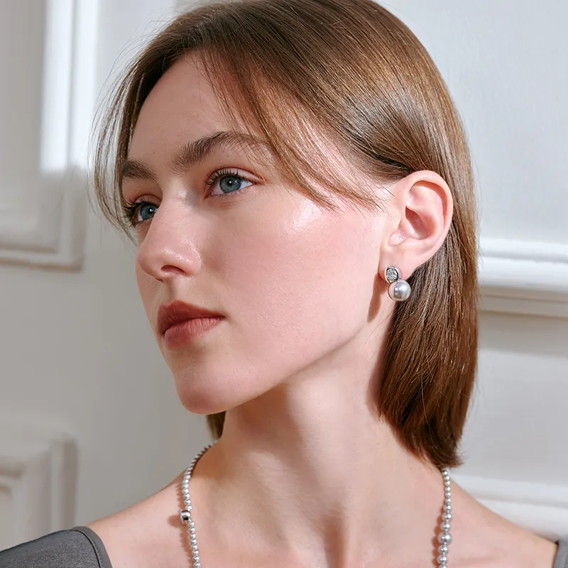 ZEGL 925 Silver Needles Earrings Women's-5
