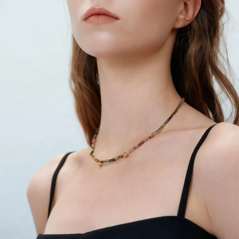 ZEGL Copper Plated 18K Gold Necklaces Women's-2