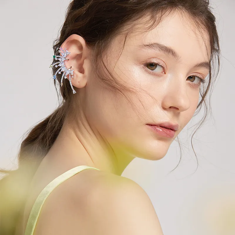 ZEGL Copper Ear Bone Clip Women's-1