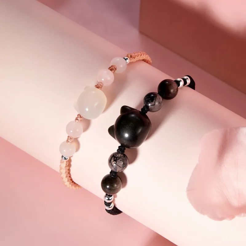 ZEGL Natural Chalcedony Bracelets Women's-3