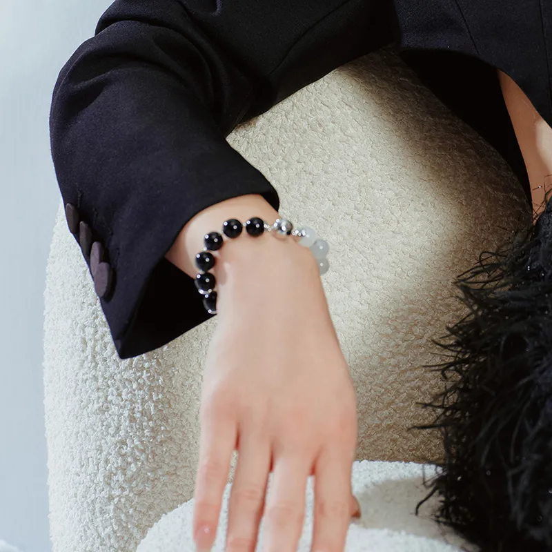 ZEGL Natural Agate Bracelets Unisex-1