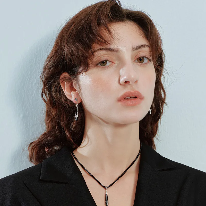 ZEGL S925 Silver Earrings Women's-2