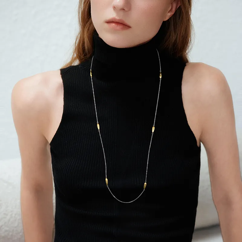 ZEGL Copper Plated With 14K Gold Necklaces Women's-2