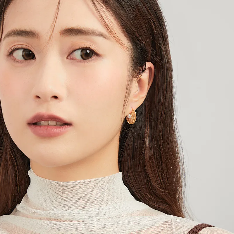 ZEGL Artificial Pearl Earrings Women's-3