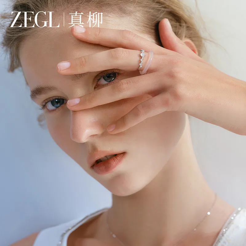 ZEGL Jade Rings Women's-4