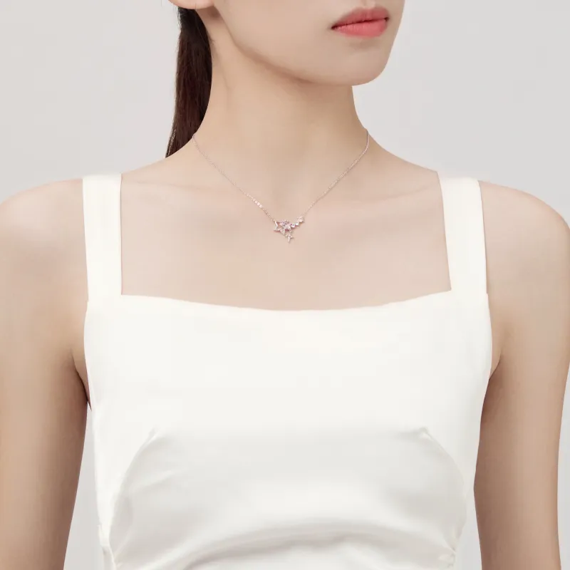 ZEGL Synthetic Cubic Zirconia Necklaces Women's-4