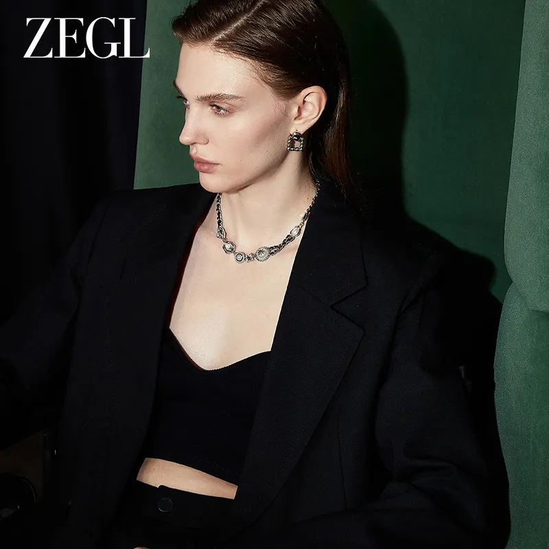 ZEGL Artificial Pearl Necklaces Women's-1