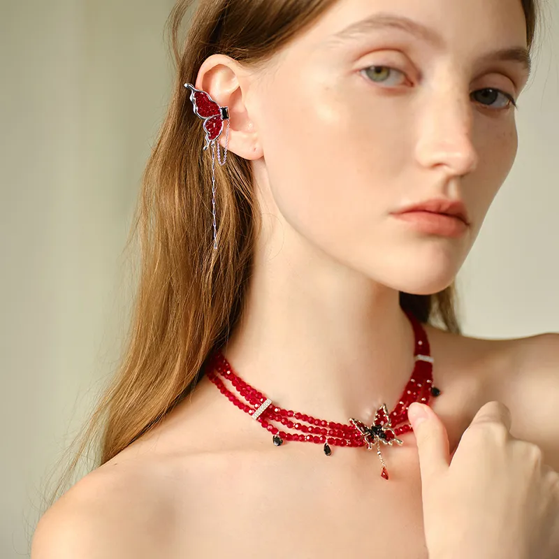 ZEGL Glass Faceted Beads Necklaces Women's-1