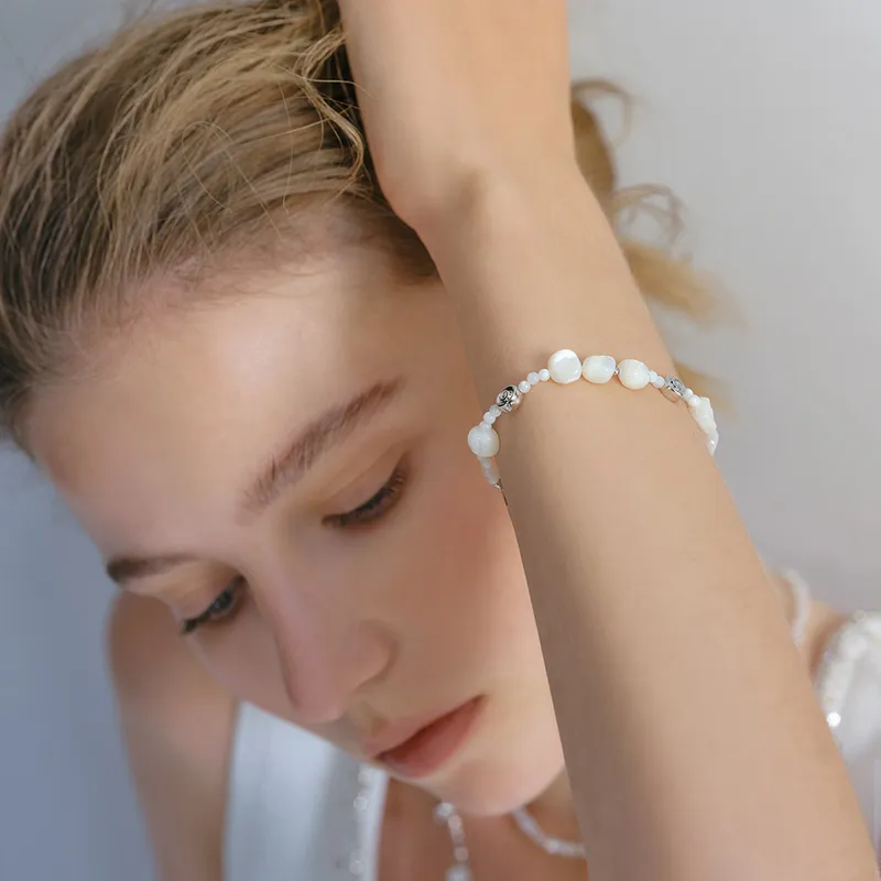 ZEGL Shell Beads Bracelets Women's-4