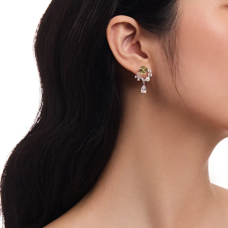ZEGL S925 Silver Earrings Women's-2