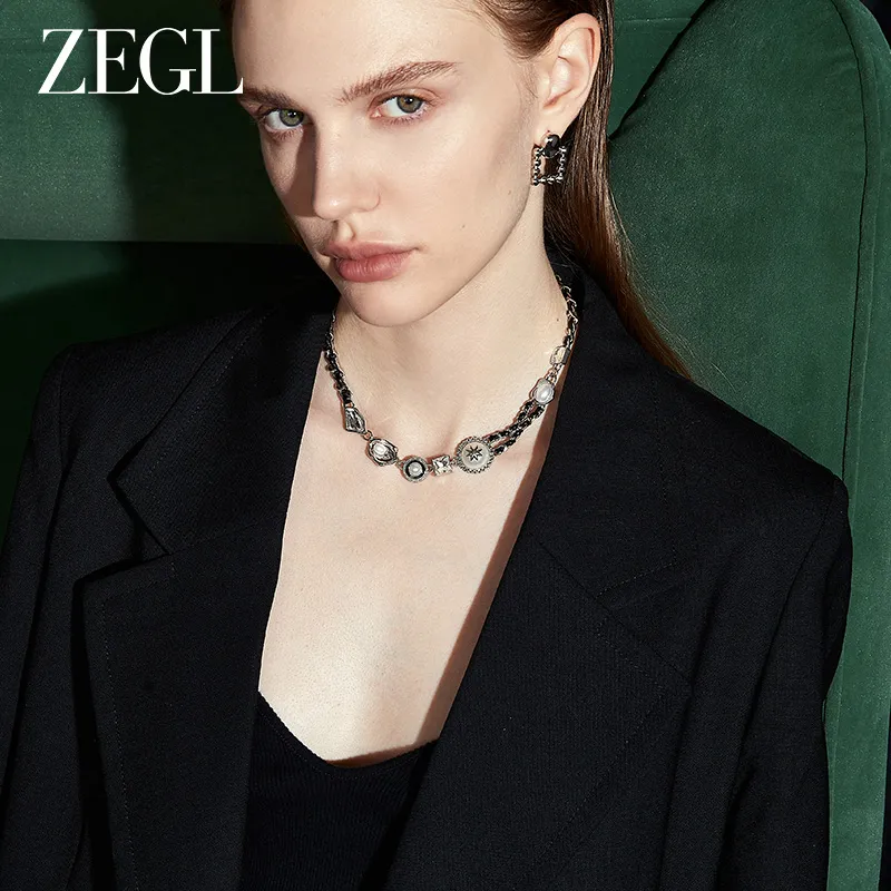 ZEGL Artificial Pearl Necklaces Women's-2