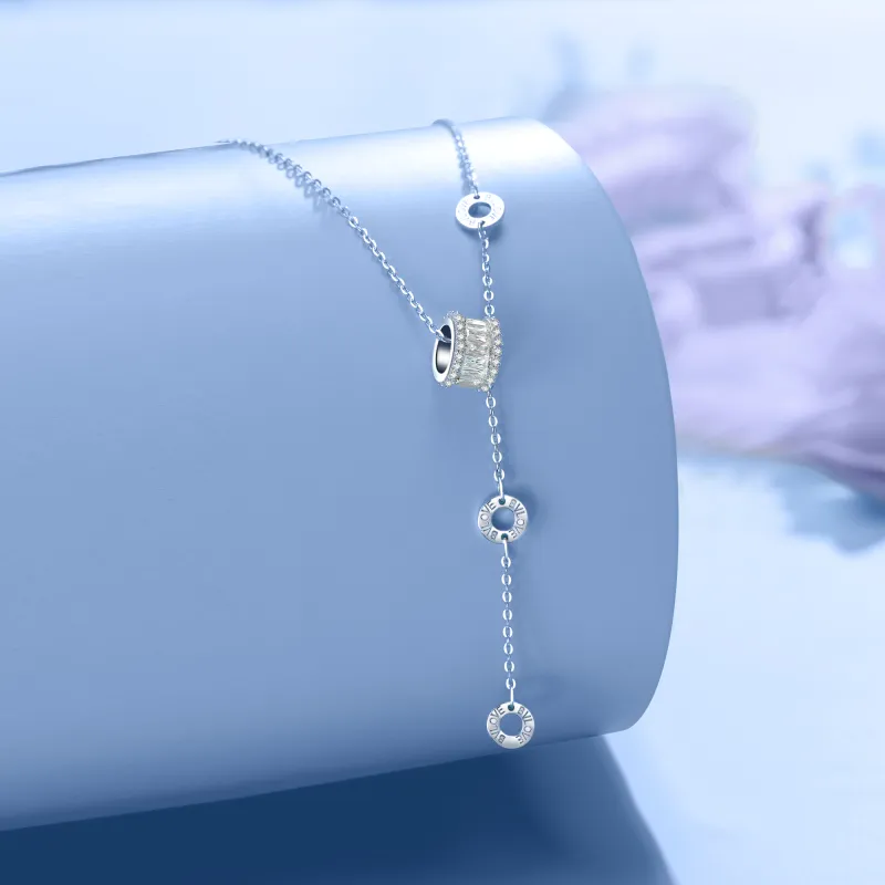 ZEGL Synthetic Cubic Zirconia Necklaces Women's-2