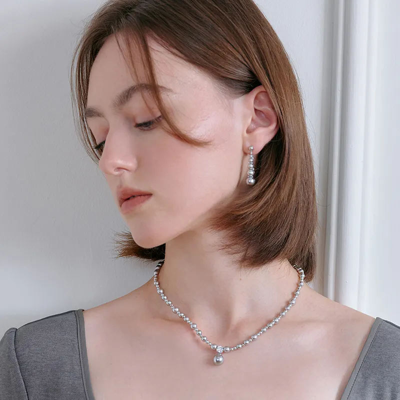 ZEGL 925 Silver Needles Earrings Women's-1