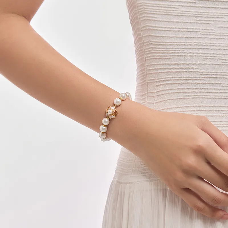 ZEGL Artificial Pearl Bracelets Women's-2