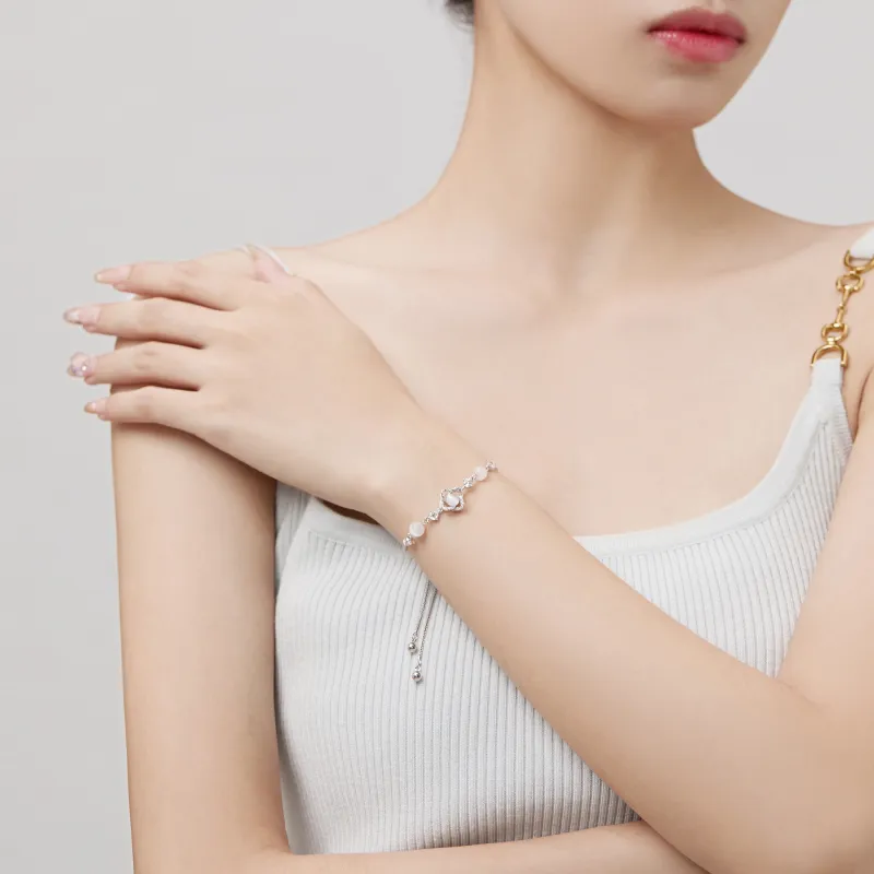 ZEGL Glass Cat Eye Bracelets Women's-2
