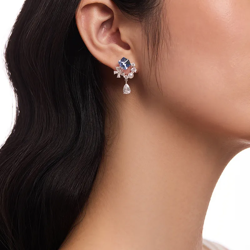ZEGL S925 Silver Earrings Women's-4