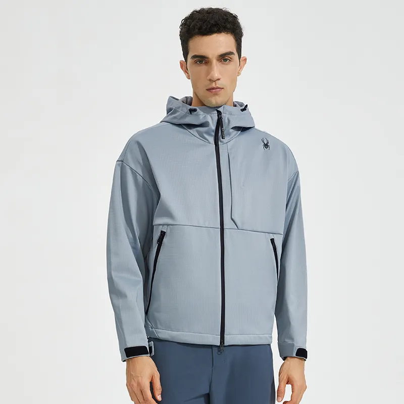SPYDER Jackets & Coats Men's Silver Gray-2