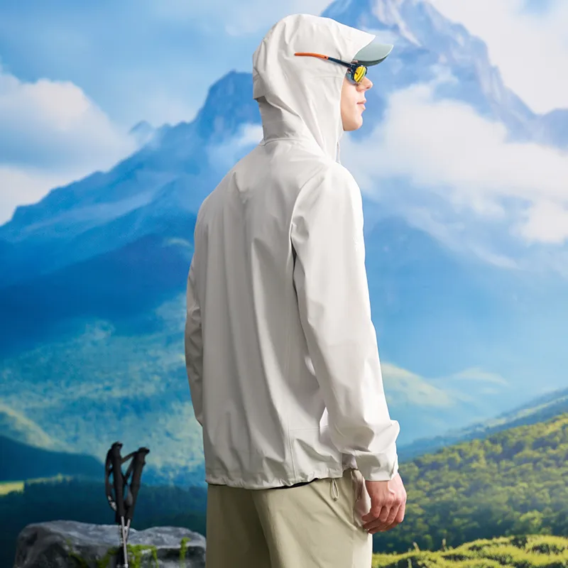 SPYDER TRAINING Windbreaker Jacket Men's Limestone White-3