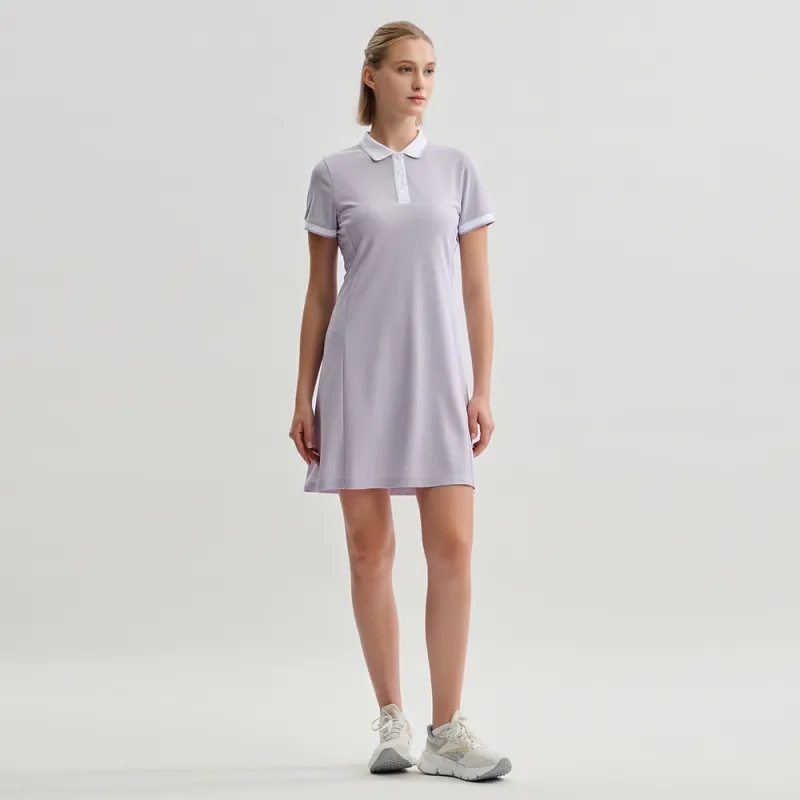 SPYDER NATURE GOLF Short Sleeved Dress Women's Galaxy Purple-2
