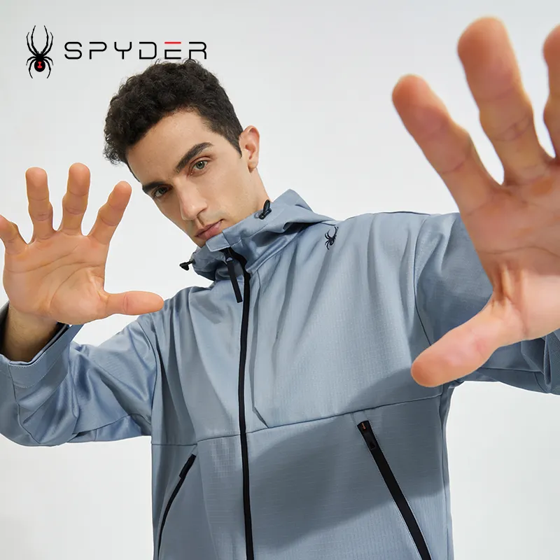 SPYDER Jackets & Coats Men's Silver Gray-3