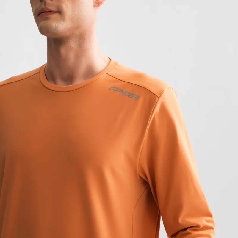 SPYDER T Shirt Men's Pheasant Feather Orange-2