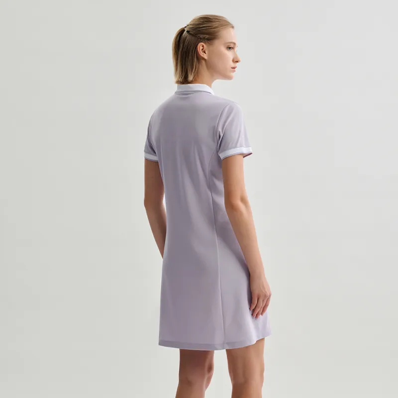 SPYDER NATURE GOLF Short Sleeved Dress Women's Galaxy Purple-6