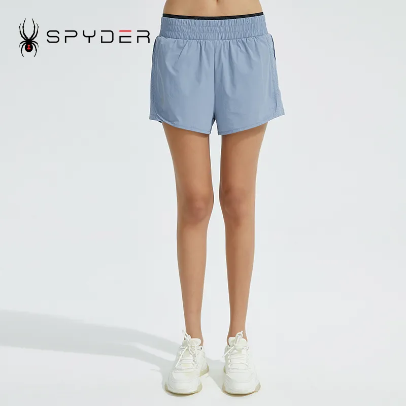 SPYDER Casual Shorts Women's Slate Denim Blue-2