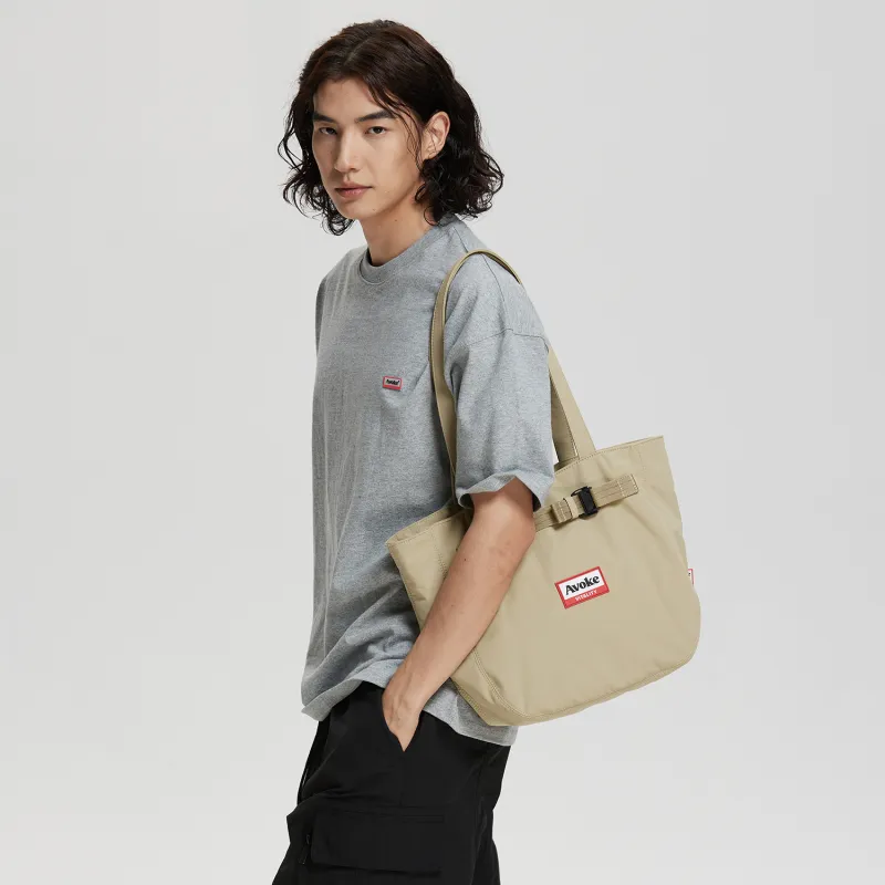 AVOKE Three Proofings Air Nylon Dome Bag Tote Bag, Shopping Bag, Handbag, Shoulder Bag Medium Size Unisex Multicolor-2