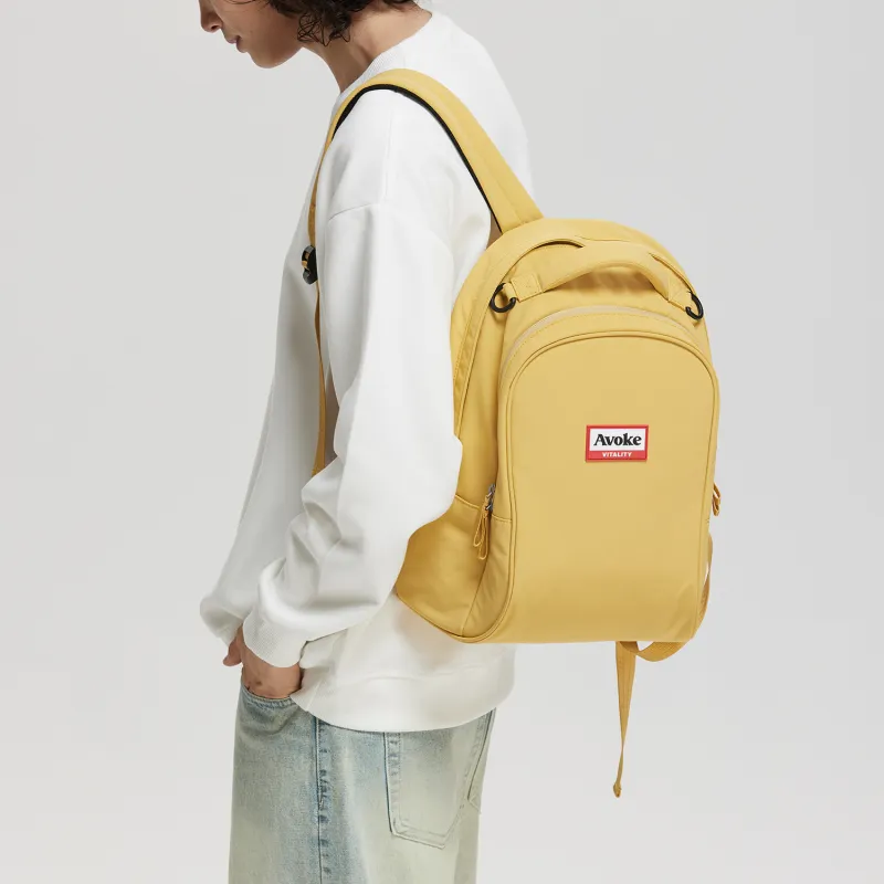 AVOKE Three Proofings Air Nylon Silhouette Backpack Backpack Medium Size Unisex Multicolor-15