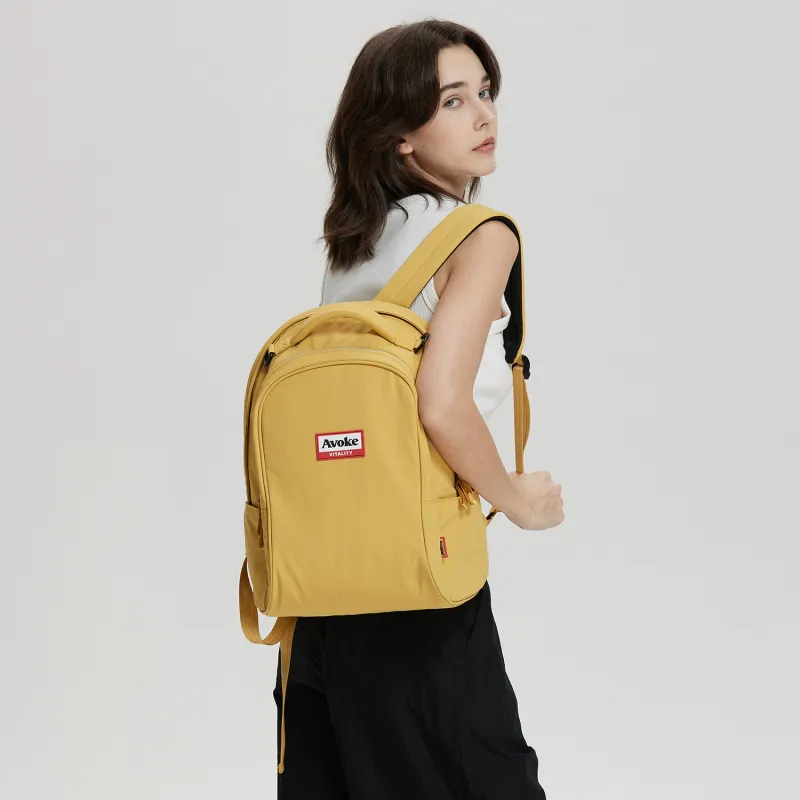 AVOKE Three Proofings Air Nylon Silhouette Backpack Backpack Medium Size Unisex Multicolor-14