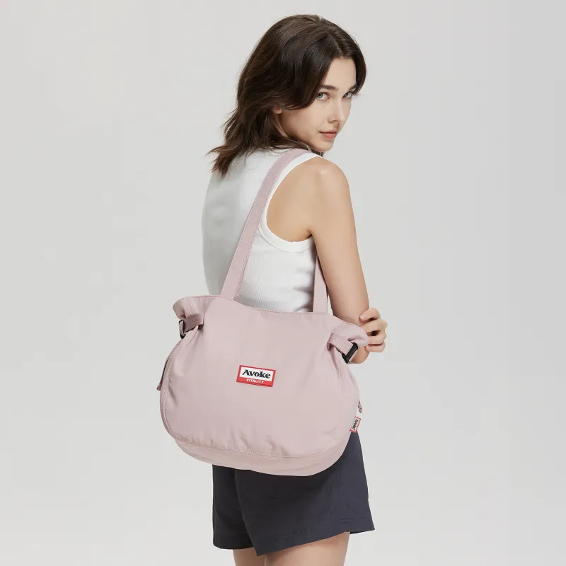 AVOKE Three Proofings Air Nylon Dome Bag Tote Bag, Shopping Bag, Handbag, Shoulder Bag Medium Size Unisex Multicolor-7