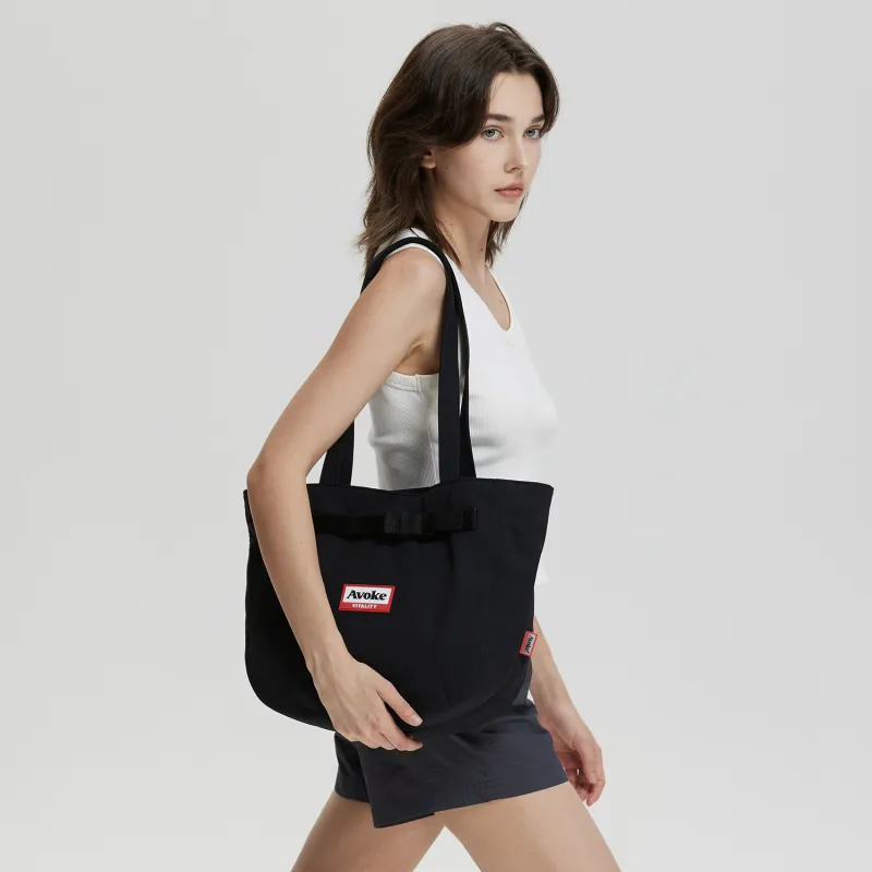 AVOKE Three Proofings Air Nylon Dome Bag Tote Bag, Shopping Bag, Handbag, Shoulder Bag Medium Size Unisex Multicolor-4