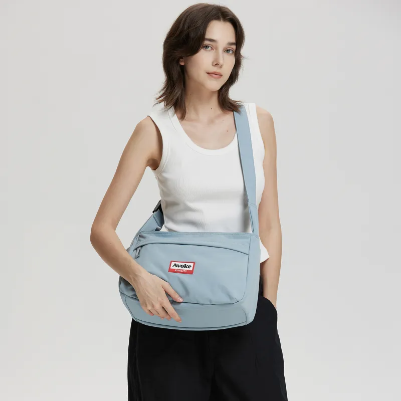 AVOKE Three Proofings Air Nylon Crossbody Bag Pillow Bag Shoulder Bag Regular Unisex Multicolor-12