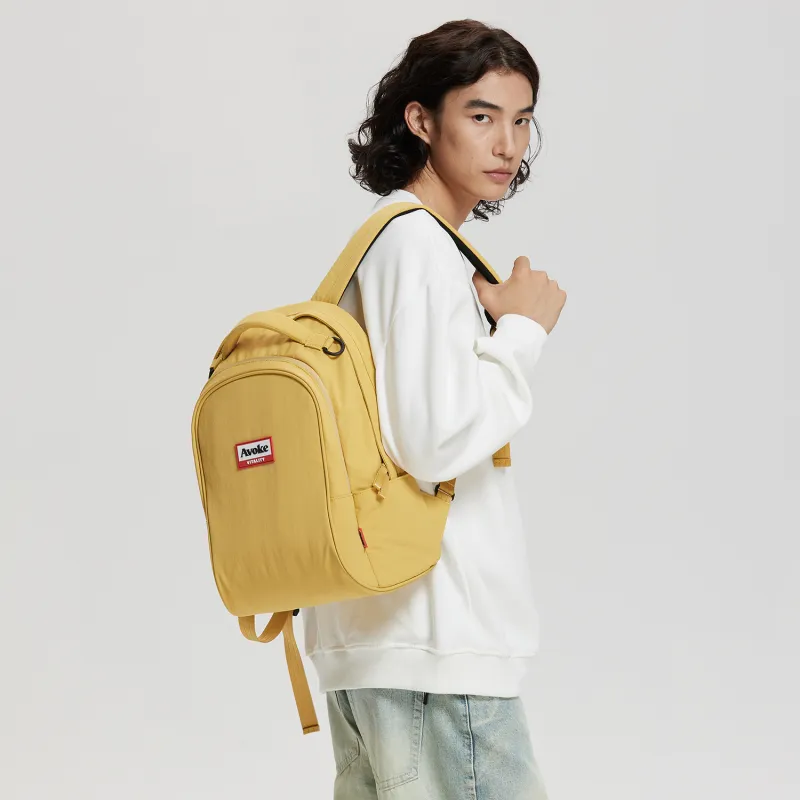 AVOKE Three Proofings Air Nylon Silhouette Backpack Backpack Medium Size Unisex Multicolor-17
