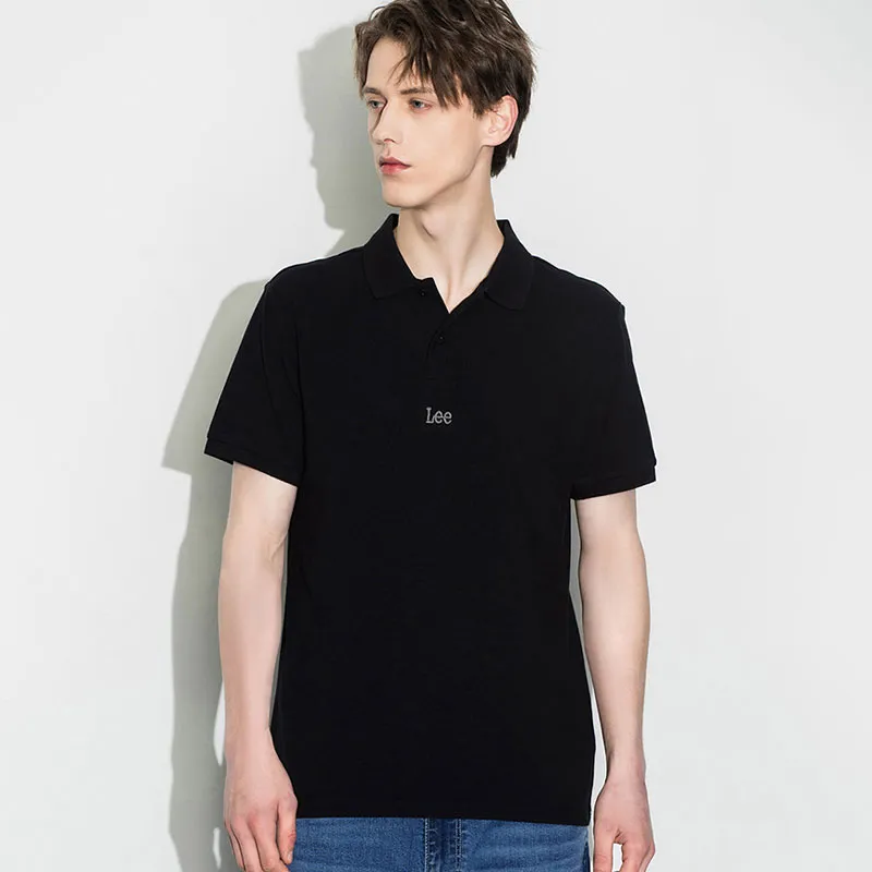 Lee Polo Shirts Men Black-2