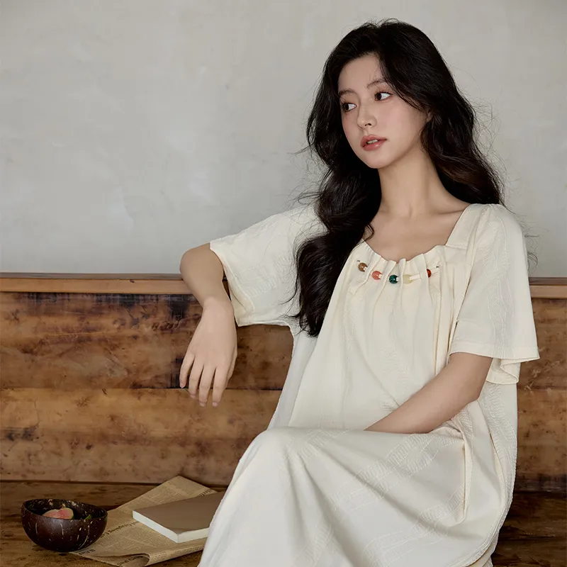 DAMOS·LOVE Nightgown Women's Beige-5